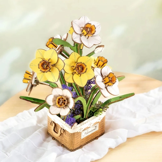 Décoration florale 3D réaliste qui ne fane pas
