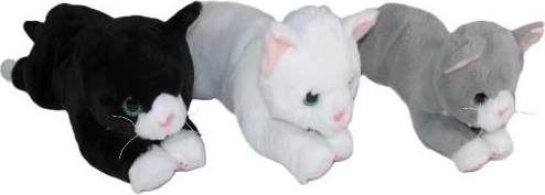 Chat sur roulettes avec son, 30 cm