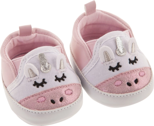 Chaussures pour poupée Antonio Juan – baskets roses avec licorne