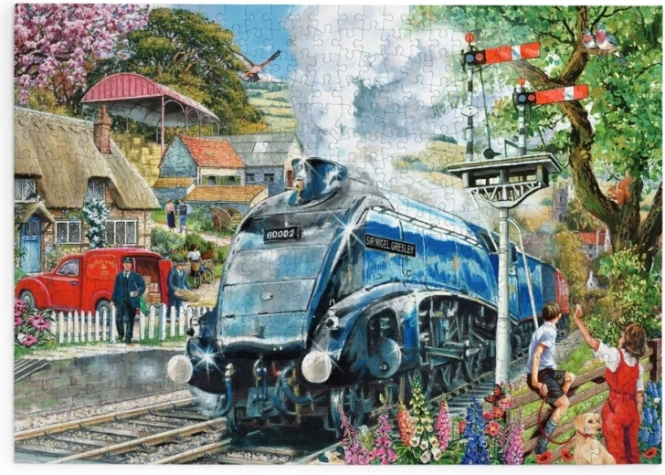 House of Puzzles Train de nuit – puzzle de 500 grandes pièces