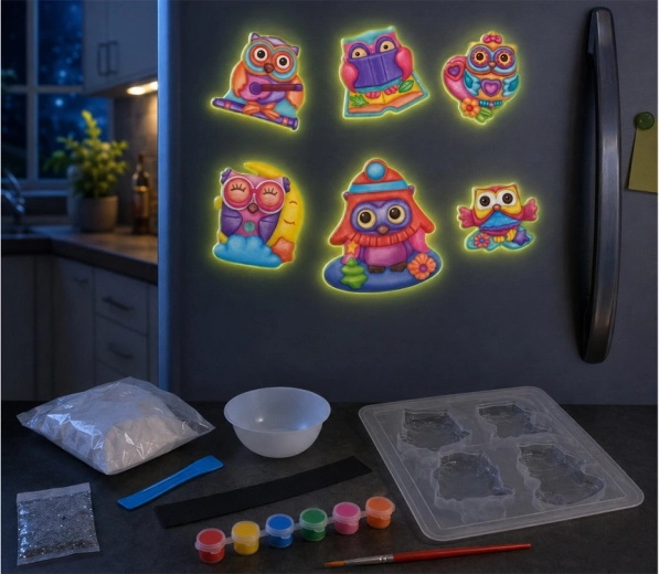 Effet phosphorescent dans l’obscurité