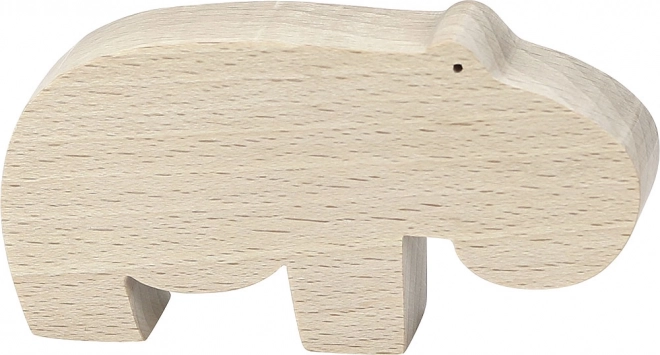 Hippopotame en bois de Vilac