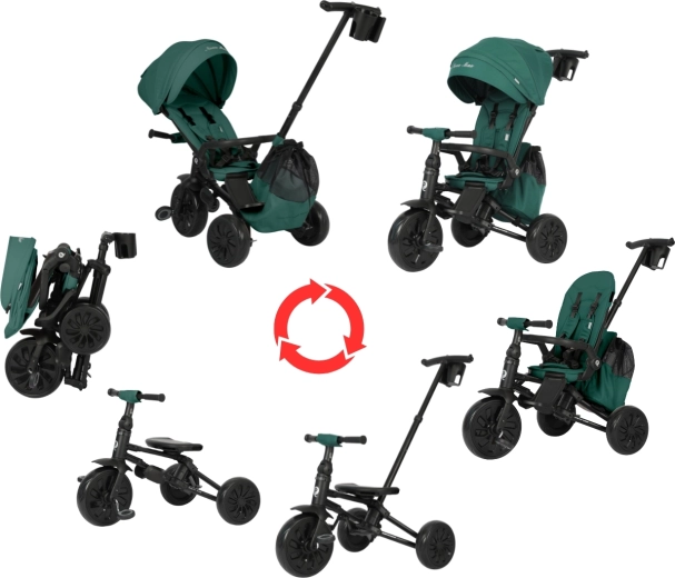 Grandit avec l’enfant : de la poussette au tricycle classique