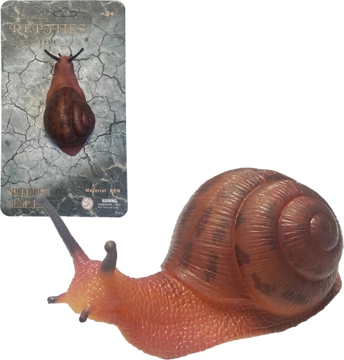 Modèle réaliste d’escargot de jardin (13 cm)
