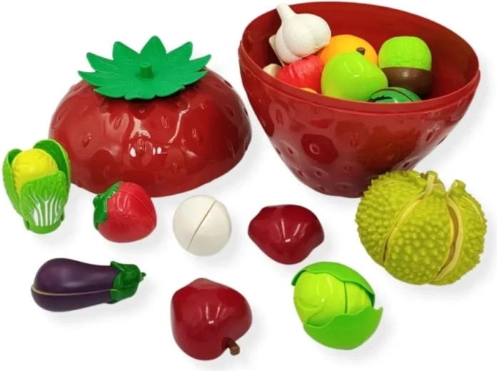 Boîte en forme de fraise pour un rangement facile