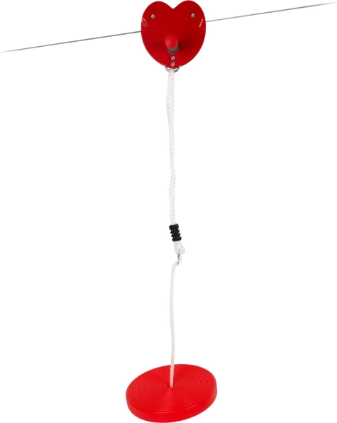 Tyrolienne avec balançoire disque small foot 25 m