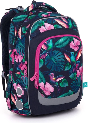 Sac à dos scolaire Topgal LORI avec colibris