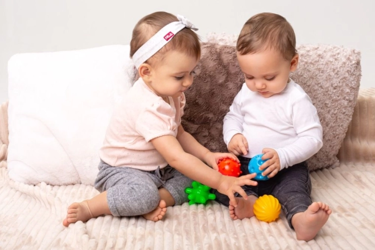 Textures variées pour le développement sensoriel