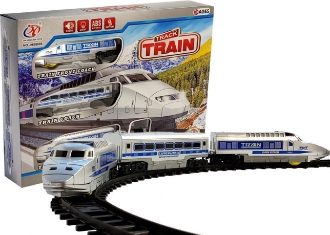 Train à grande vitesse fonctionnant sur piles avec lumière et son