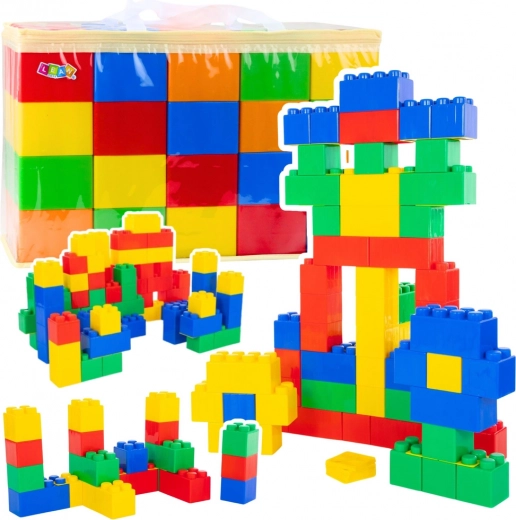 Grandes briques de construction colorées en sac 20 pcs