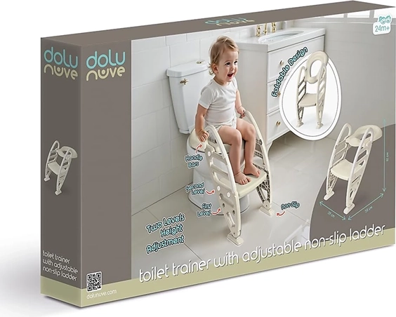 Échelle réglable pour un accès facile aux toilettes