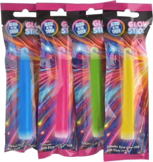 Bâtons lumineux colorés en plastique UH 15 cm