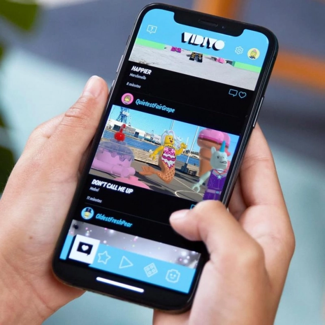 Application et divertissement en clips vidéo