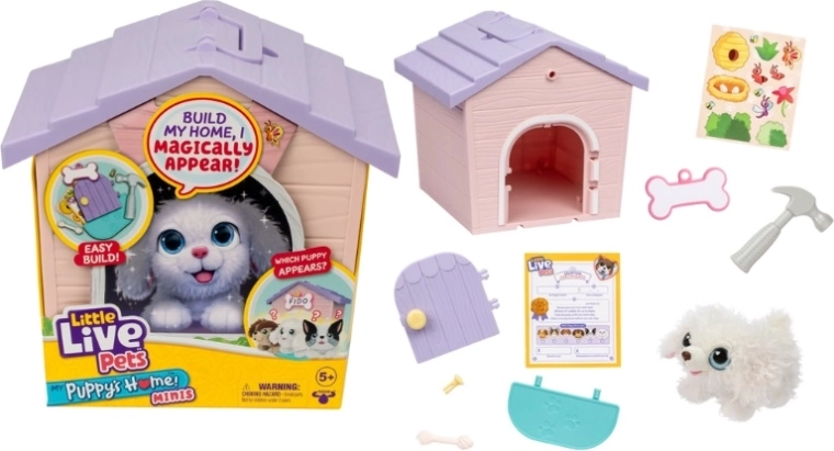 Little Live Pets My Puppy’s Home Minis – chiot avec maisonnette