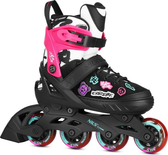 Rollers Nils Extreme Vibe roses – XS (29-32)
