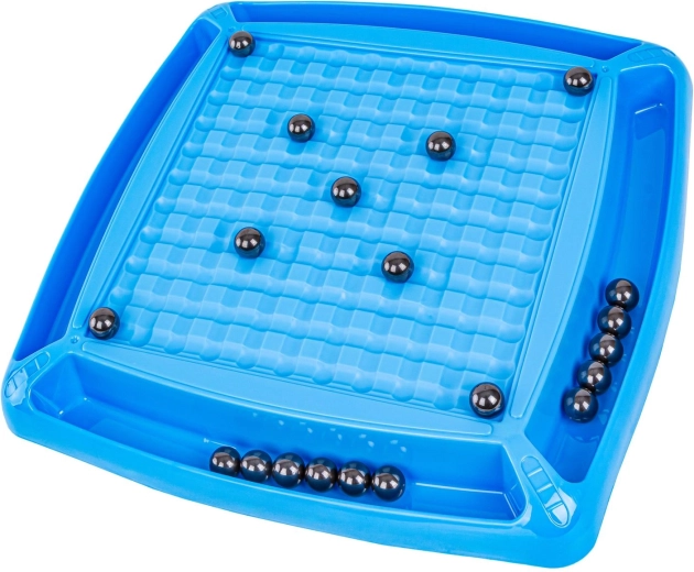 Le tapis de jeu garde les billes sous contrôle