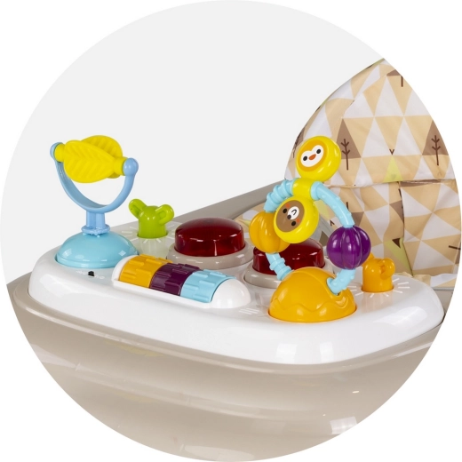 Tableau de jeu interactif avec lumières et mélodies