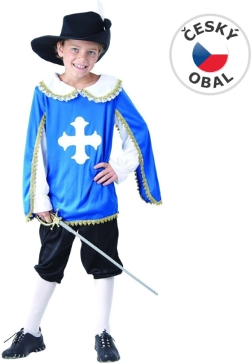 Costume de carnaval mousquetaire pour garçons, 130–140 cm