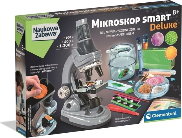 Clementoni Naukowa zabawa microscope Smart deluxe