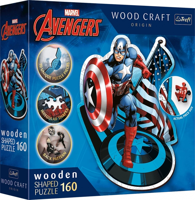 puzzle en bois MARVEL Heroes 160 pièces