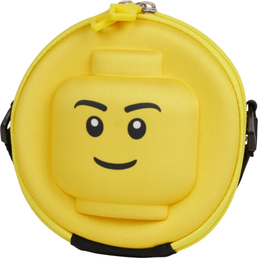 Tête de minifigurine LEGO – sac bandoulière rond 3D