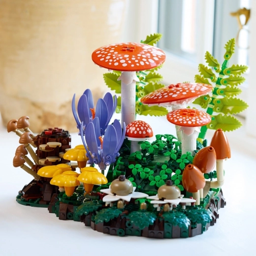 Diorama forestier riche en détails