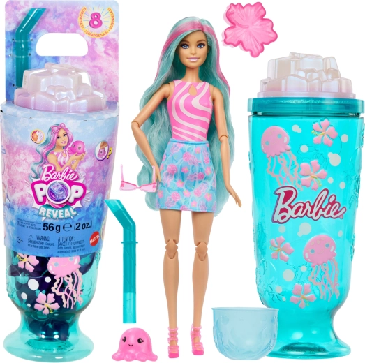 Barbie Pop Reveal Monde sous-marin – poupée avec 8 surprises