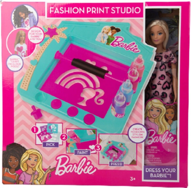 Barbie studio de mode avec poupée