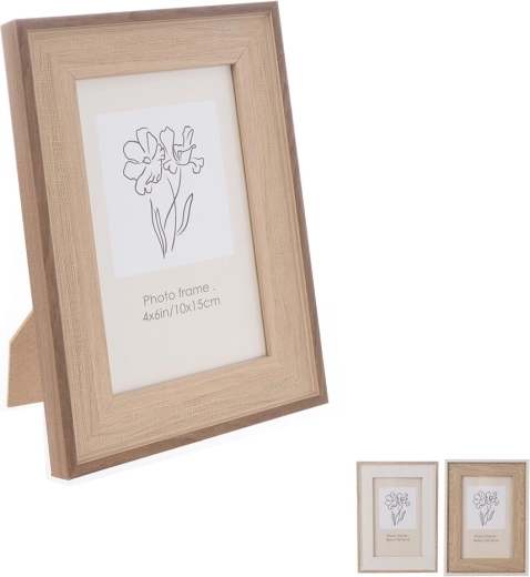 Cadre photo en bois 13 × 18 cm (3 variantes)