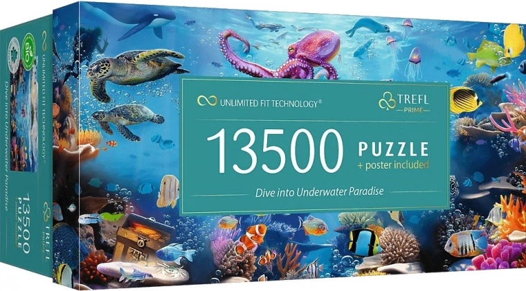 Puzzle 13 500 pièces – Récif corallien TREFL PRIME UFT