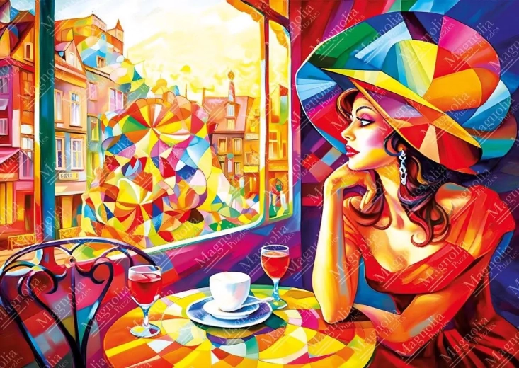 Puzzle Rendez-vous arc-en-ciel 1000 pièces MAGNOLIA