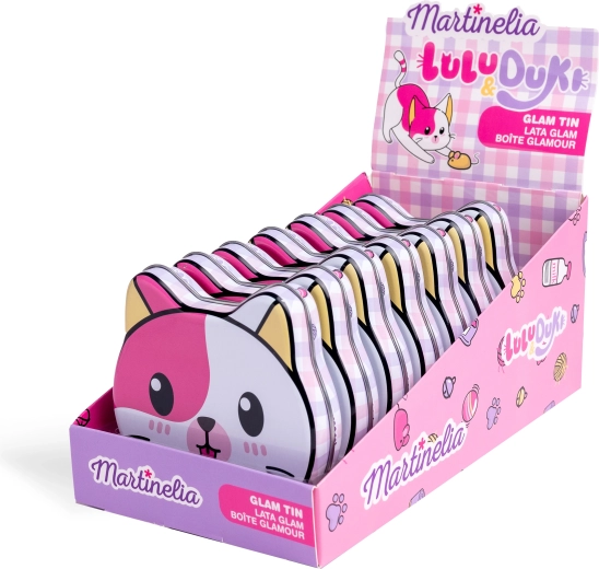 Boîte métallique en forme de chat Lulu & Duki