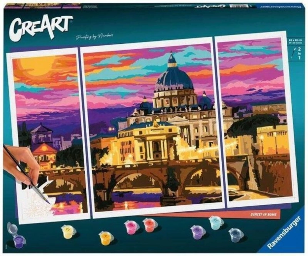 Ravensburger CreArt panorama – Rome peinture par numéros