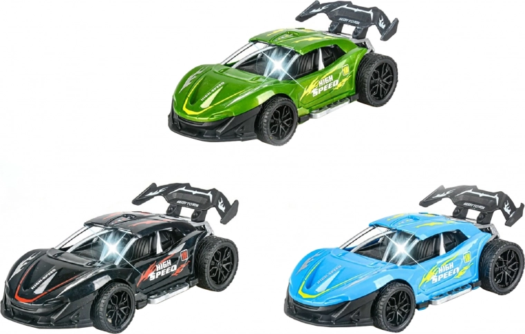 Voiture de course avec effets lumineux et sonores 16 cm