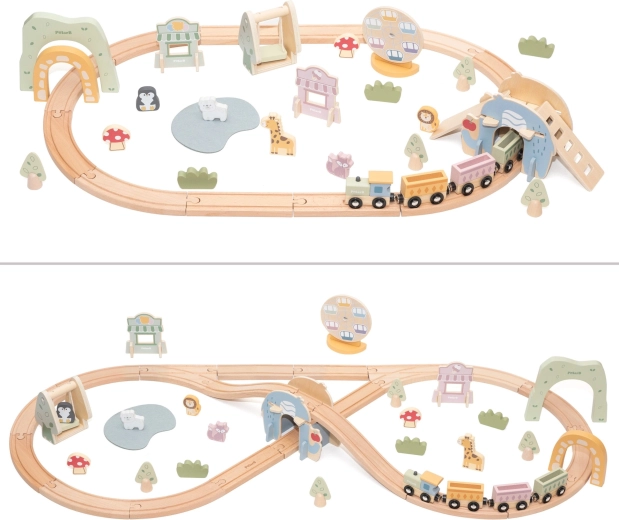 62 pièces pour d’innombrables configurations de voies