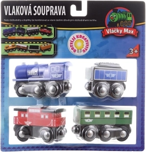 Ensemble de train de voyageurs Vláčky Max