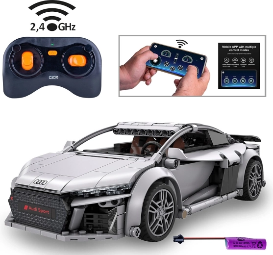 CaDA Audi R8 Coupé 1:14 radiocommandée, grise