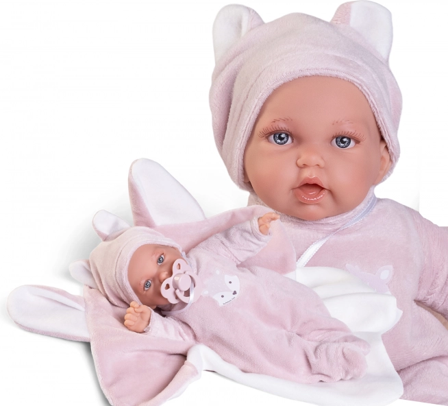 Poupée réaliste avec un corps en tissu doux Antonio Juan