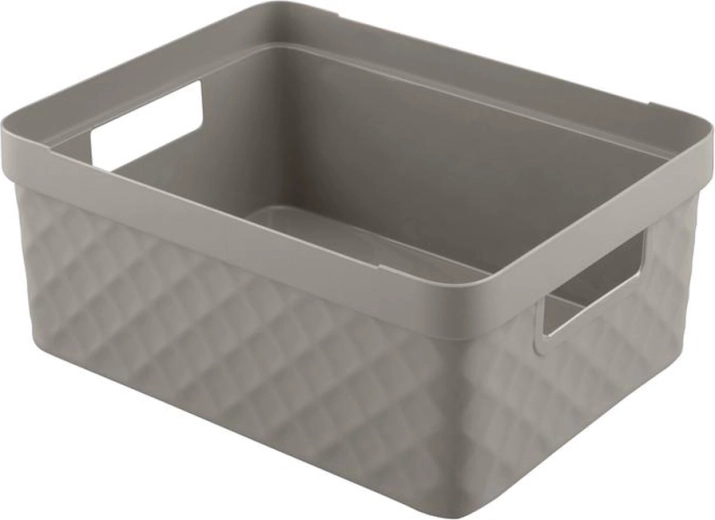 Panier en plastique HEIDRUN 36 × 27 × 14 cm – assortiment de couleurs
