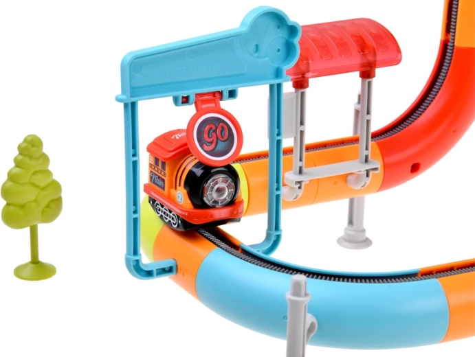 Trajet magnétique avec lumière et son