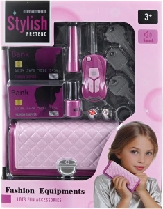 Coffret beauté de voyage pour fillettes avec sac à main