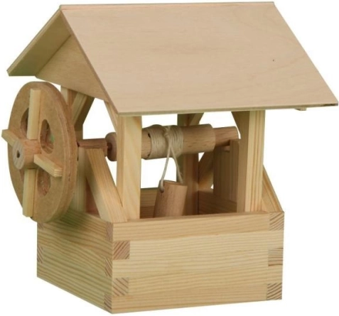 Puits en bois – kit de construction à coller CREATIVE KIT