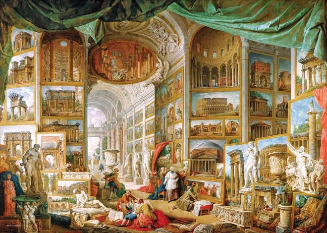 Eurographics puzzle Galerie avec vues de la Rome moderne 1000 pièces