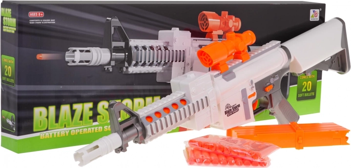 Blaster à mousse semi-automatique BLAZE STORM – blanc