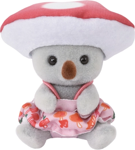 Bébé koala Julie en costume de champignon