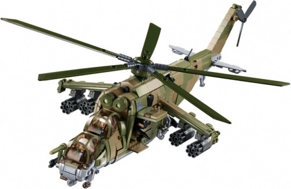 Sluban hélicoptère d’attaque Mi‑24S – set de construction