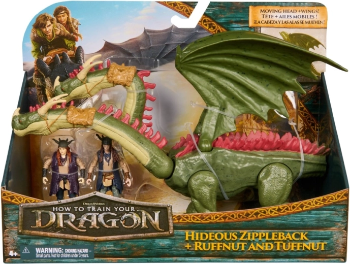 Dragons – Zippleback et les jumeaux Rustik et Bock le costaud set d’action