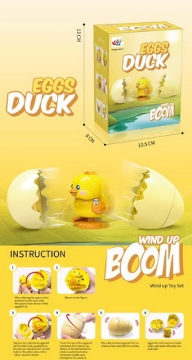 Poussin à remonter dans un œuf 9,5 cm