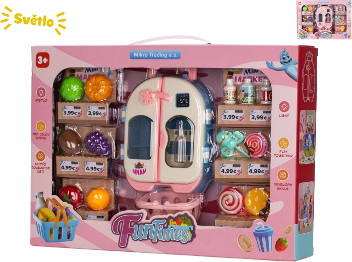 Réfrigérateur pour enfant avec effets lumineux 14 cm