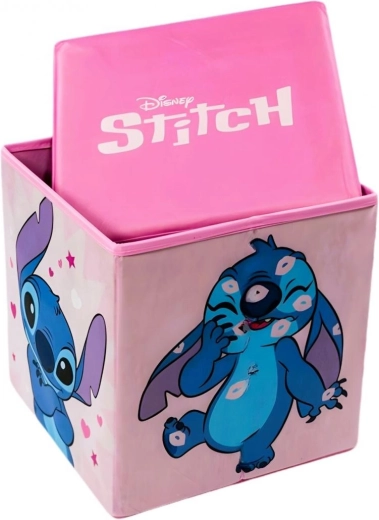Tabouret avec espace de rangement Lilo et Stitch